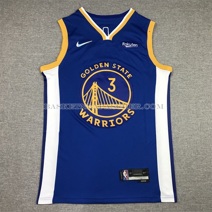 Maillot Golden State Warriors Jordan Poole NO 3 Icon Bleu